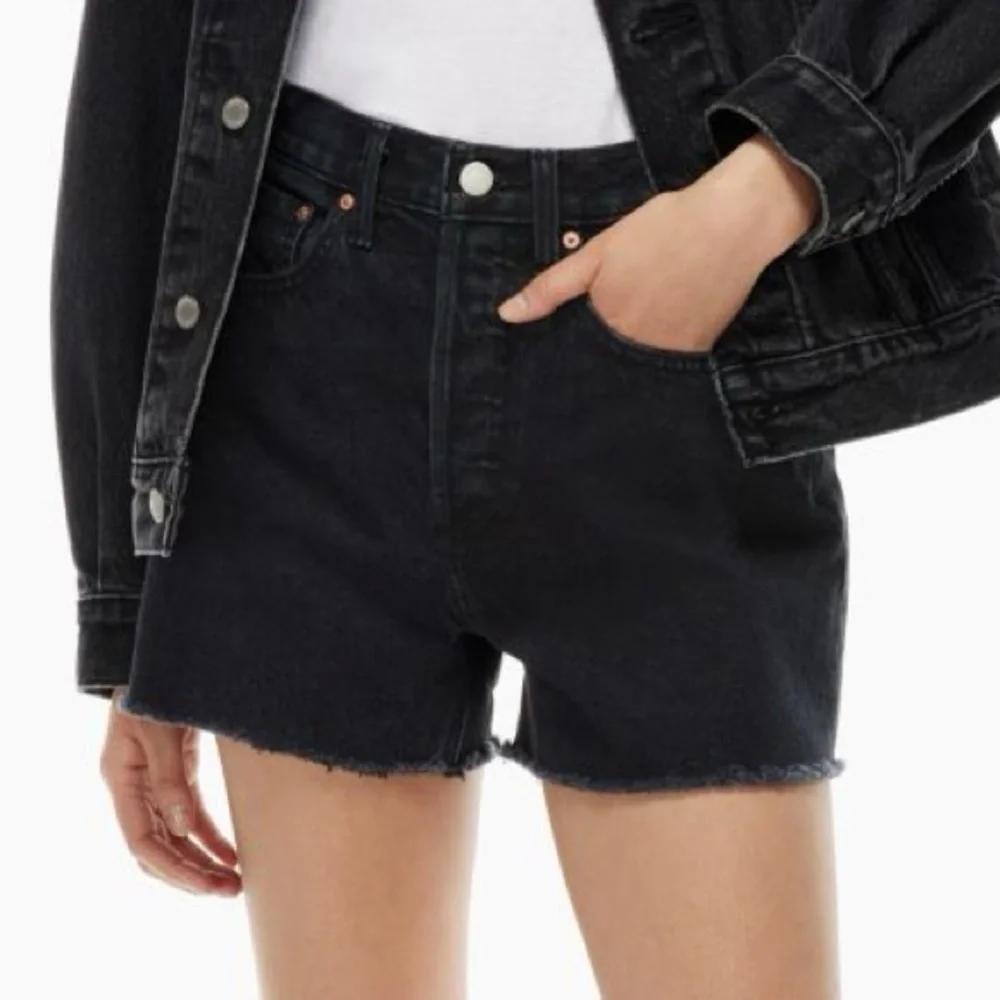 Denim Forum The Joni Loose Long Short Shorts 23